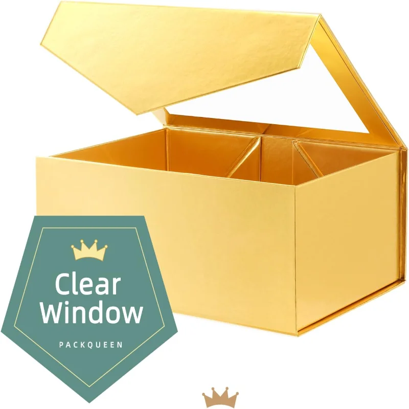 Luxury Champagne Gift Boxes with Windows | Large Champagne Gift Box with Magnetic Lids for Retailers, Events, and Corporate Gifting - 61QJvkJmf7L. AC SL1500