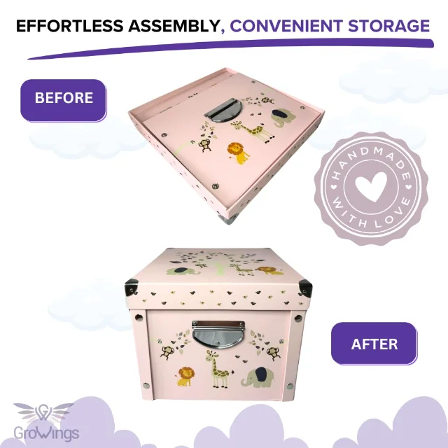 Adorable Baby Gift Boxes for Newborns | Premium Infant Gift Box Perfect Packaging for Baby Showers, Infant Gifts, and Special Celebrations - 61YyD4gdzpL. SL1000
