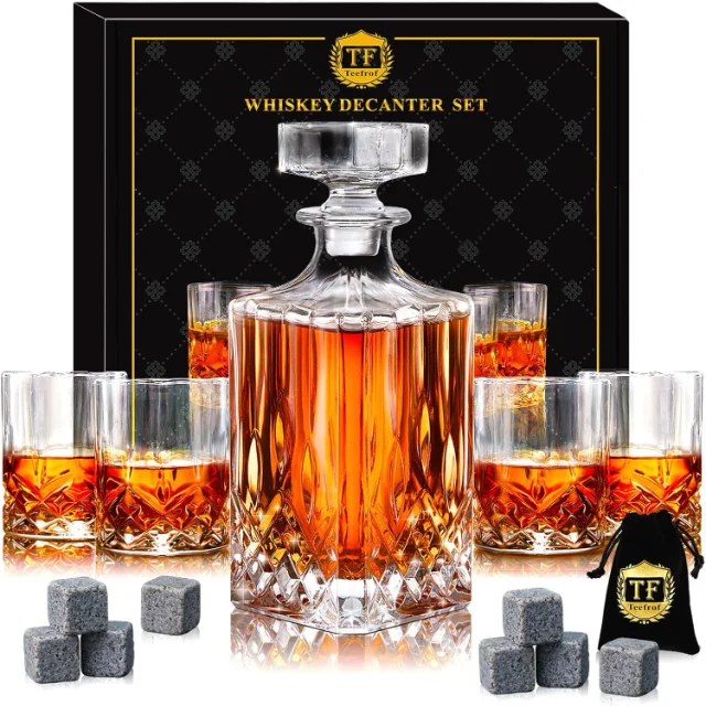 Custom Glass Gift Boxes with Protective Inserts | Elegant Packaging for Wine Glasses, Whiskey Sets More Bulk Order Options at Richpack - 61mx6sVl+VL. AC SL1001