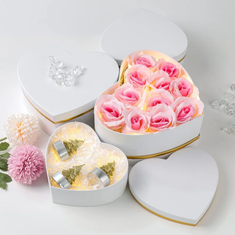 Heart-Shaped Gift Boxes | Elegant and Unique Gift Box Heart Shape Designs for Special Occasions Perfect for Weddings, Anniversaries, Birthdays, and More - 71FPL3U4GqL. AC SL1500