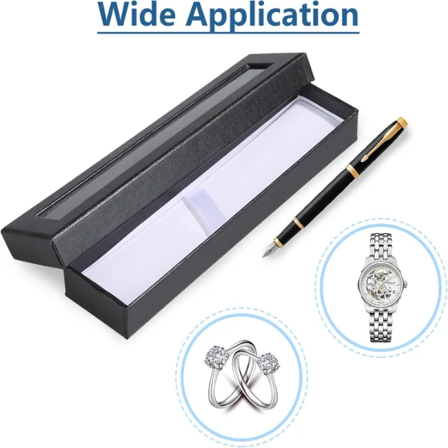Empty Pen Gift Boxes with Transparent Lids | Customizable Designs with Cushion Inserts Ideal for Corporate and Retail Gifting - 71tASRXcTJL. AC SL1500