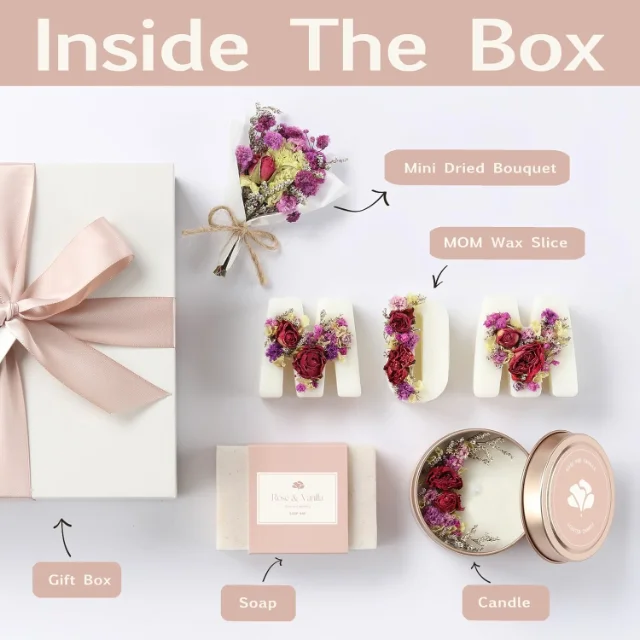 Heartfelt Gift Boxes for Mom | Beautifully Curated Gift Boxes for New Moms, Postpartum Care, and Special Moments Gift Packaging for Retailers and Wholesalers - 71tskKKWP0L. AC SL1500