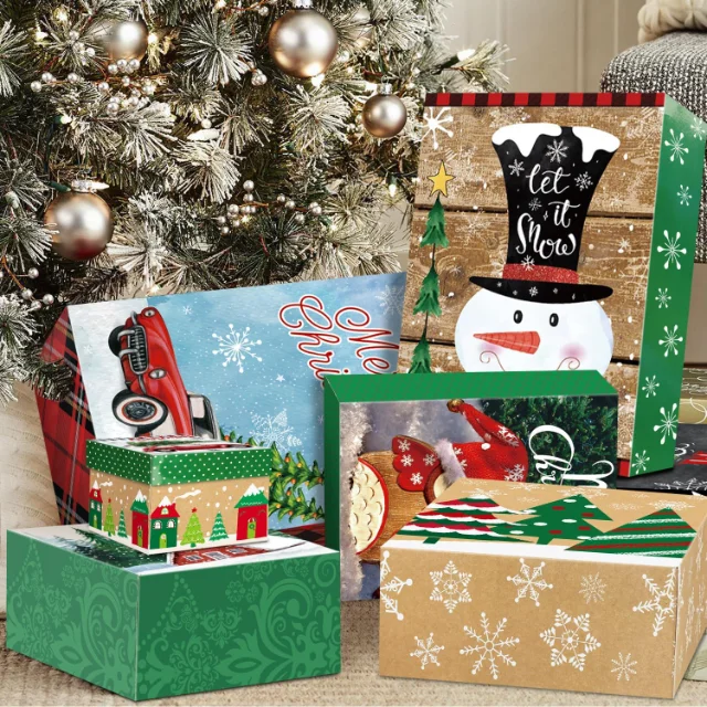 Wholesale Gift Box for Christmas | Richpack Christmas Gift Boxes with Lids for Retail Displays and Holiday Gifting - 810E16S+YVL. AC SL1500