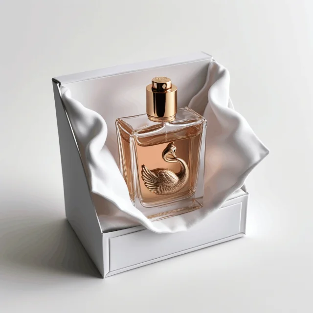 Embalaxe de perfume de luxo con forro de veludo | Deseñado para marcas de perfumes premium que necesitan envases elegantes e protectores para fragancias exclusivas - AI改图 Envases de perfume de papel 1x1 con Vel (5) 1024x1024