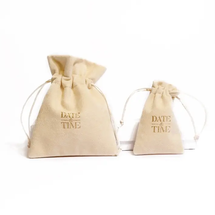 Stylish Custom Velvet Jewelry Pouches with Drawstring Closures | Secure and Personalized Packaging Solutions for High-End Jewelry Retailers - Bonnie small jewelry pouches 223 to be packed