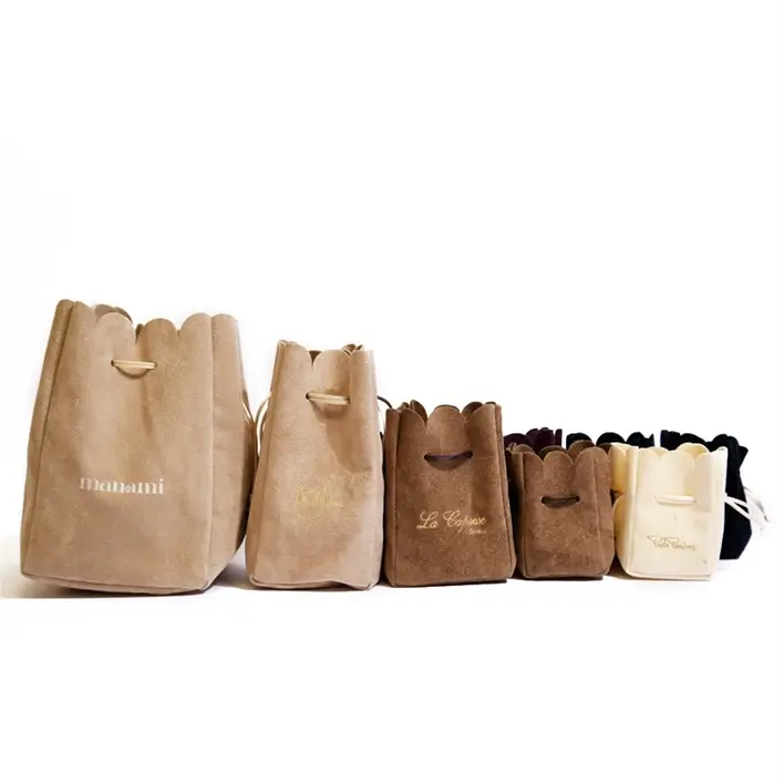 Eco-Friendly Compostable Jewelry Pouches with Custom Branding | Tailored Packaging Solutions for Jewelry Retailers Looking to Showcase Sustainability - Carol jewelry pouches 221 to be packed