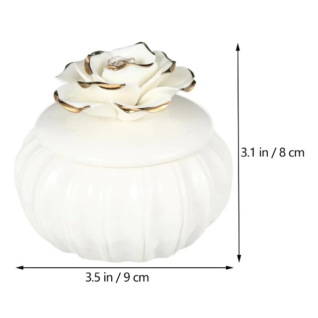 Unique Jewelry Boxes with Distinctive Designs | Chic Ceramic Jewelry Box Custom Storage Solutions for Personalized Gifting by Richpack - Chic Ceramic Jewelry Box3