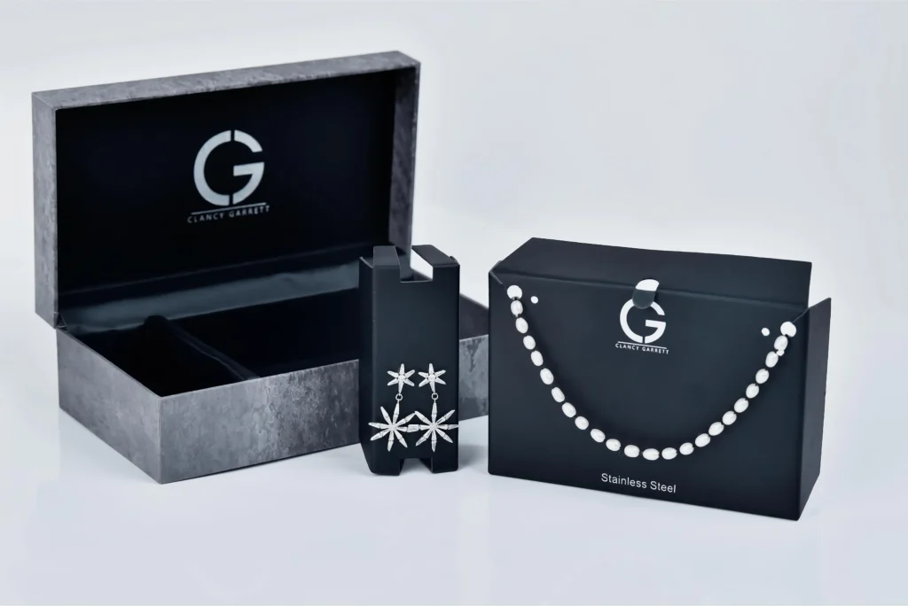 Top 10 Luxury Jewelry Packaging Designs to Impress Your Clients - Clancy Garrett jewelry boxes 1024x684