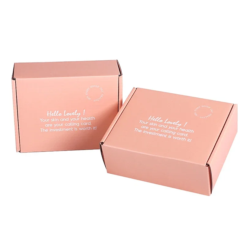 Color Marble Packing Box Kraft Box 3layer Corrugated Paper Box - DM 20241016155603 005