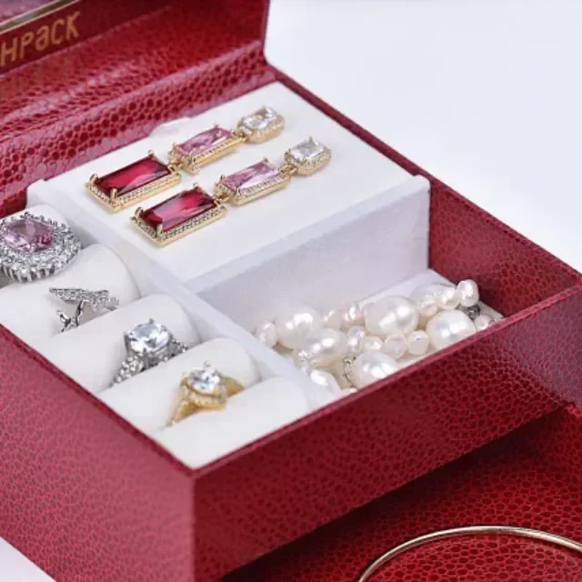 Richpack Drawer Jewelry Boxes for Easy Organization | Spacious Jewelry Box with Multi-Layer Drawers for Neat Jewelry Storage - DSC 7704