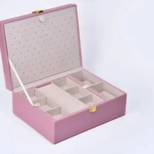 Secure Jewelry Boxes with Locks | Multi-Layer Lockable Jewelry Boxes Designed for Safekeeping Valuables in Style Perfect for Retail Businesses - DSC 8193