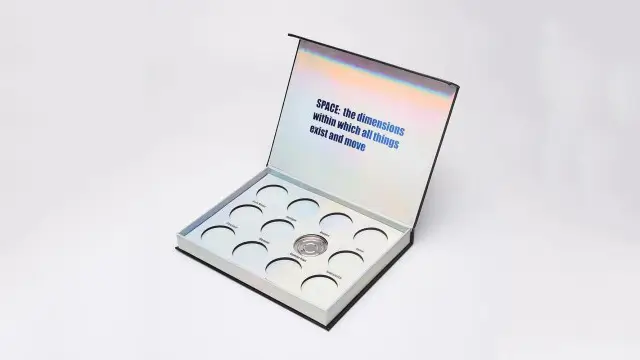Eyeshadow box packaging