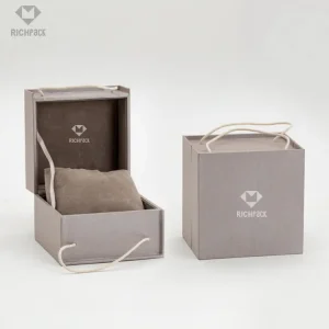 Branded Gift Boxes for Wholesale Jewelry Packaging | Customizable Packaging for High-Volume Orders | Logo Printing Available - H CHBG04 G