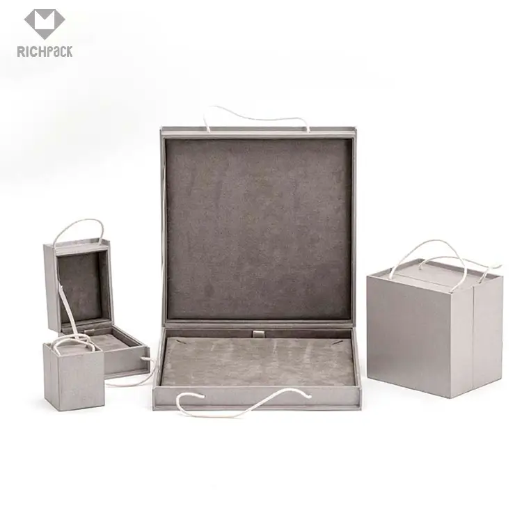 Branded Gift Boxes for Wholesale Jewelry Packaging | Customizable Packaging for High-Volume Orders | Logo Printing Available - H CHSET1 G