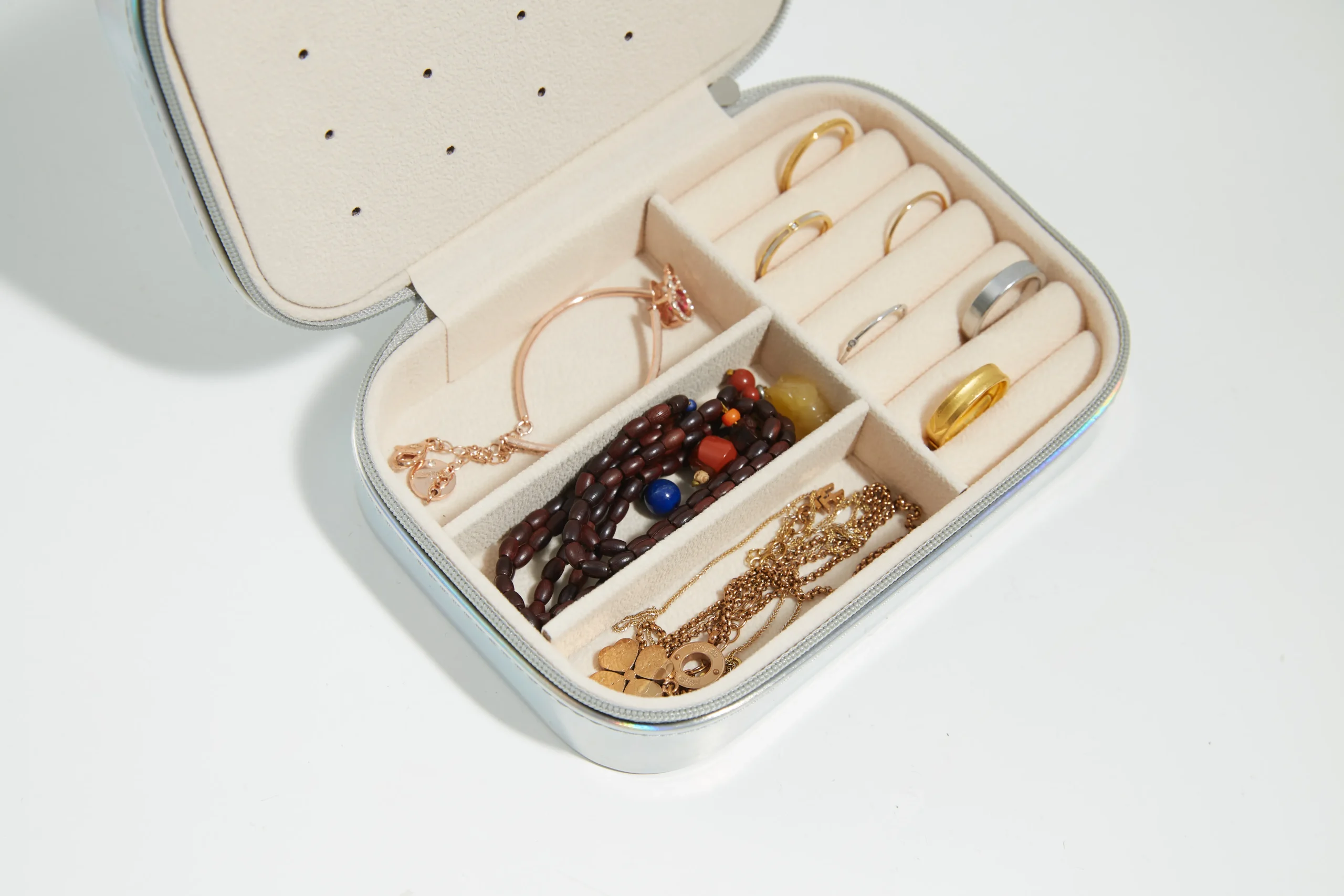 Foldable Travel Jewelry Cases for Easy Packing | Efficient Storage for Jewelry Merchants Looking for Portable and Secure Travel Options - Jelly Glue Storage Box (13)