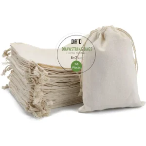 Sustainable Organic Cotton Pouches for Eco-Friendly Product Packaging | Perfect for Merchants Needing Green and Customizable Packaging Options - Organic cotton pouches for eco friendly product packaging
