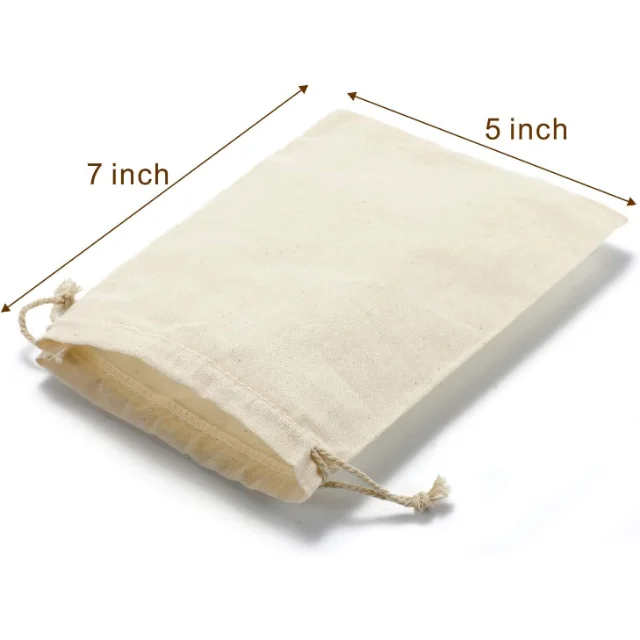 Sustainable Organic Cotton Pouches for Eco-Friendly Product Packaging | Perfect for Merchants Needing Green and Customizable Packaging Options - Organic cotton pouches for eco friendly product packaging5