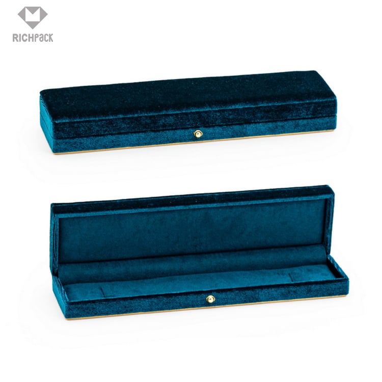Custom Long Velvet Necklace Boxes for Wholesale and Retail | Manufacturer Direct, Bulk Order Options, and Private Label Opportunities - PA 21 4