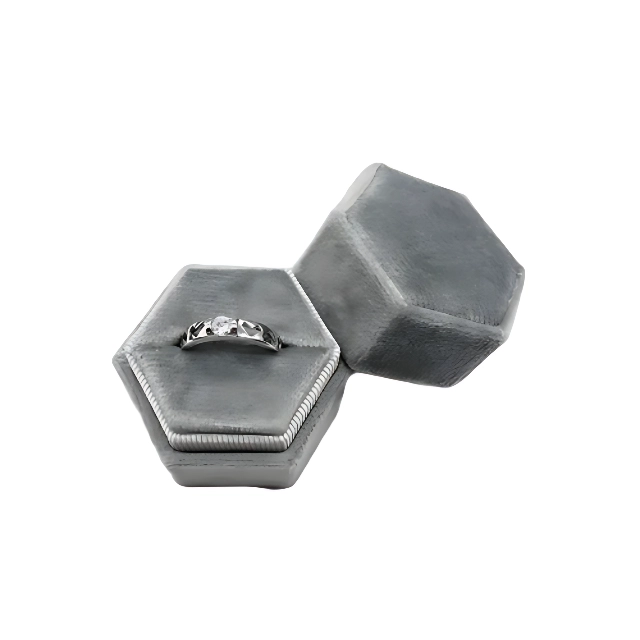 Versatile Ring Gift Boxes for Retail and Wholesale | Velvet, Plastic, and Customizable Designs for Luxurious Presentations Purple Ring Box and Other Colors - PA 31 (6)