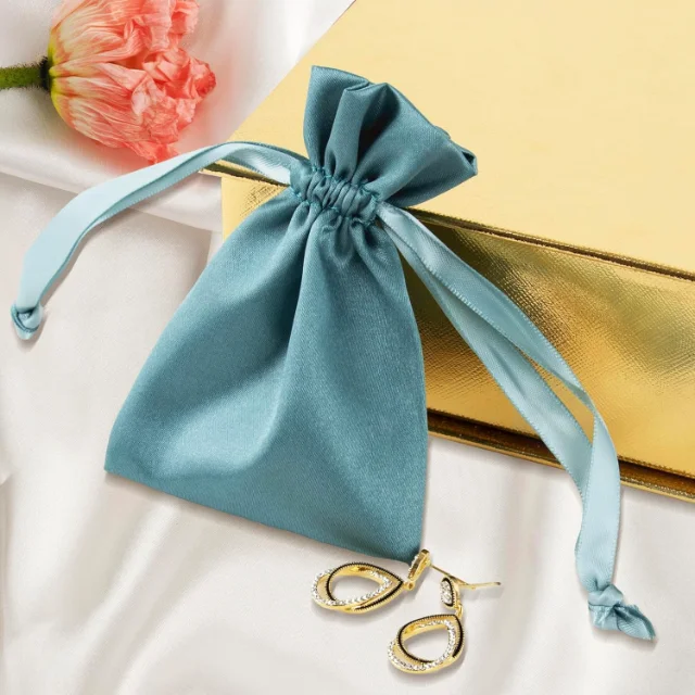 Personalized and Stylish Printed Silk Pouches with Custom Logos | Premium Branding Solutions for Jewelry Retailers Seeking Unique and Branded Packaging - Printed silk pouches with custom logos3