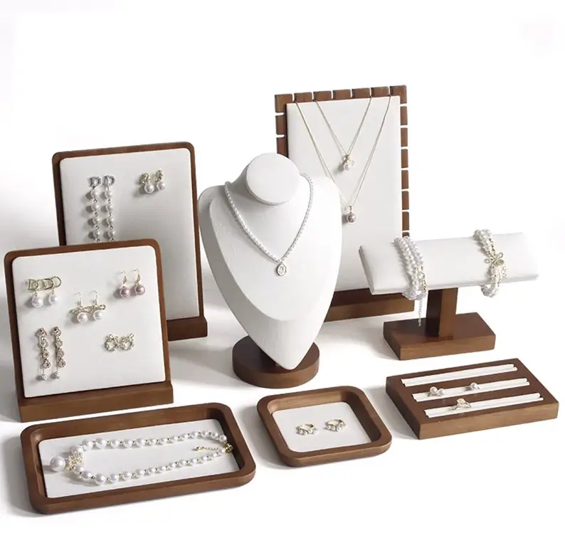 Secure Bespoke Jewelry Displays with Brand Protection | Designed for Jewelry Designers Seeking Exclusive, Custom Solutions to Safeguard Their Brand Identity - Retro Jewelry Display ,Velvet Je 265