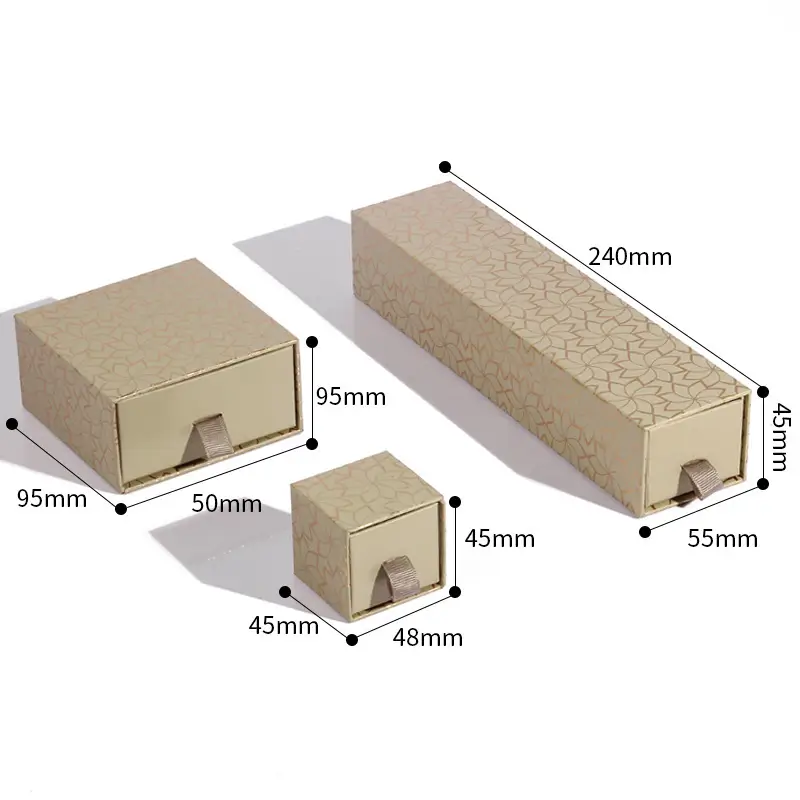 Durable and Multiple Options Compostable Packaging Sets for Eco-Conscious Brands | Sustainable Packaging for Jewelry Businesses - SKU 05 tawny