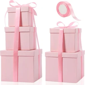 Elegant Stackable Gift Boxes for Stylish Gifting | Nesting and Stackable Boxes for Gifts with Customizable Designs and Sizes by Richpack - Stackable Gift Boxes