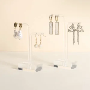 Versatile Transparent Earring Holders | Clear Display Solutions for Jewelry Merchants Needing Organized and High-Visibility Showcases for Retail Spaces - Transparent Earring Holders1