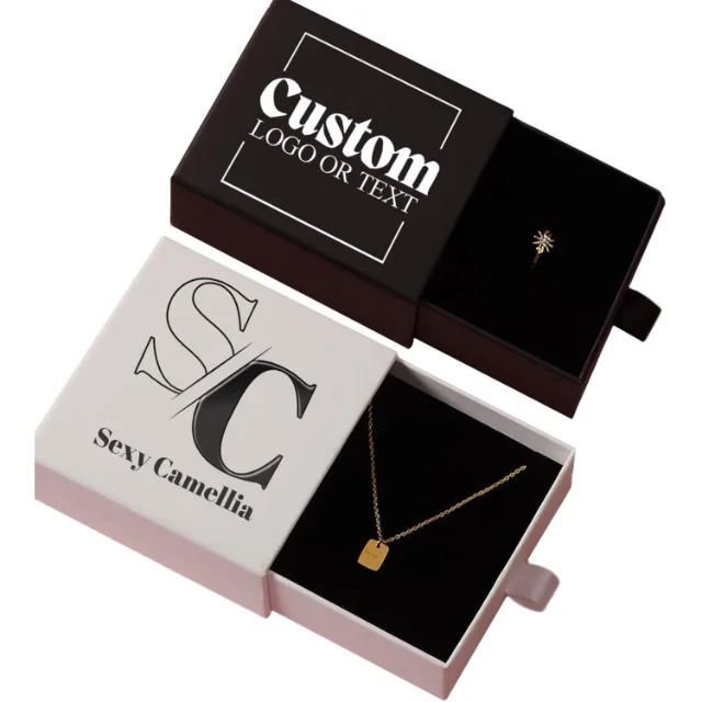 Sleek Transparent Packaging Boxes with Custom Printed Inserts for Jewelry | Designed for Jewelers Needing Unique and Branded Presentation Solutions - Transparent packaging boxes with custom printed inserts for jewelry
