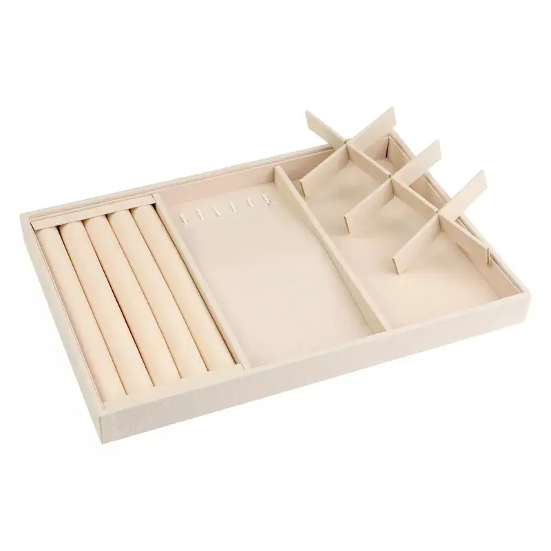 Space-Saving Stackable Drawer Jewelry Trays for Wholesale | Efficient, Customizable Solutions for Large-Scale Jewelry Storage and Display Needs - Unique Cheap Stackable Velvet 277