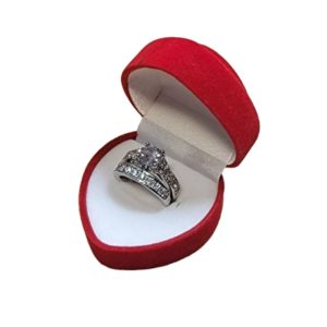 Velvet Ring Boxes with Personalized Name Engravings | Customized Gift Options for Special Moments With Logo Printing Engraving Options - Velvet Ring Boxes2