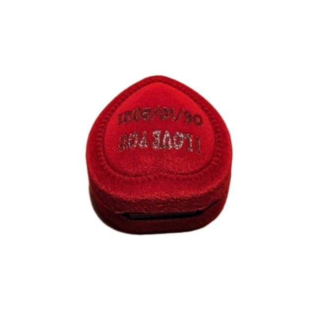 Velvet Ring Boxes with Personalized Name Engravings | Customized Gift Options for Special Moments With Logo Printing Engraving Options - Velvet Ring Boxes3