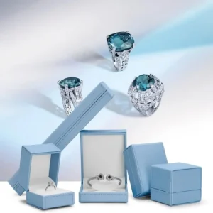 Eco-Friendly Bangle Gift Boxes for Sustainable Gifting | Customizable Packaging for Green Brands and Eco-Friendly Brands - Velvet jewelry case 057