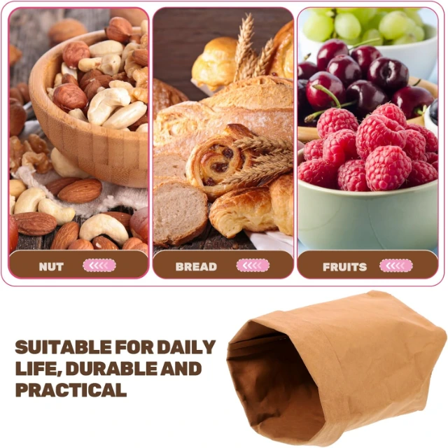Sustainable Washable Paper Bags for Customizable Packaging Solutions - Durable, Reusable, and Ideal for Business Applications - Washable Paper Bags7