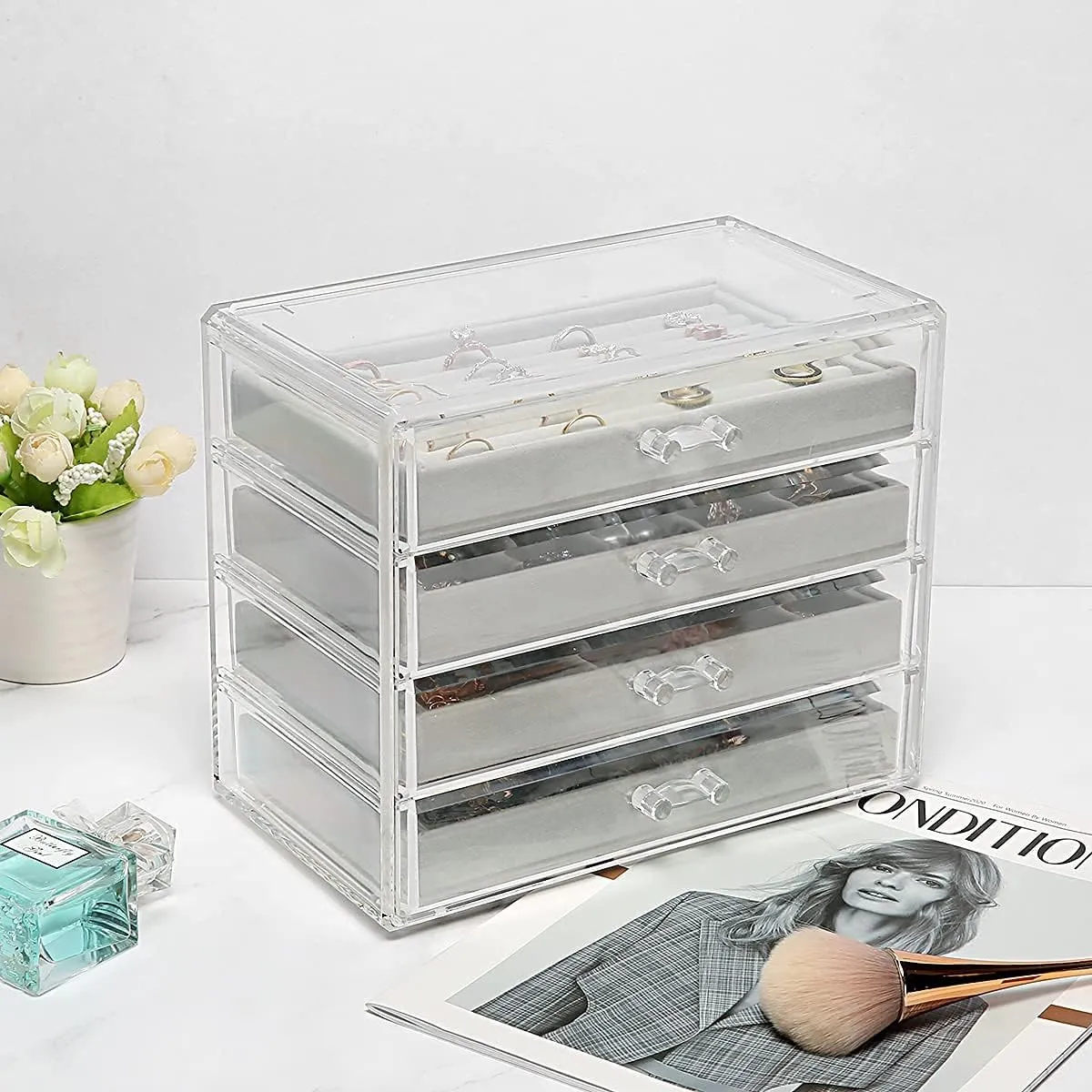 arcylic jewelry display case (1)