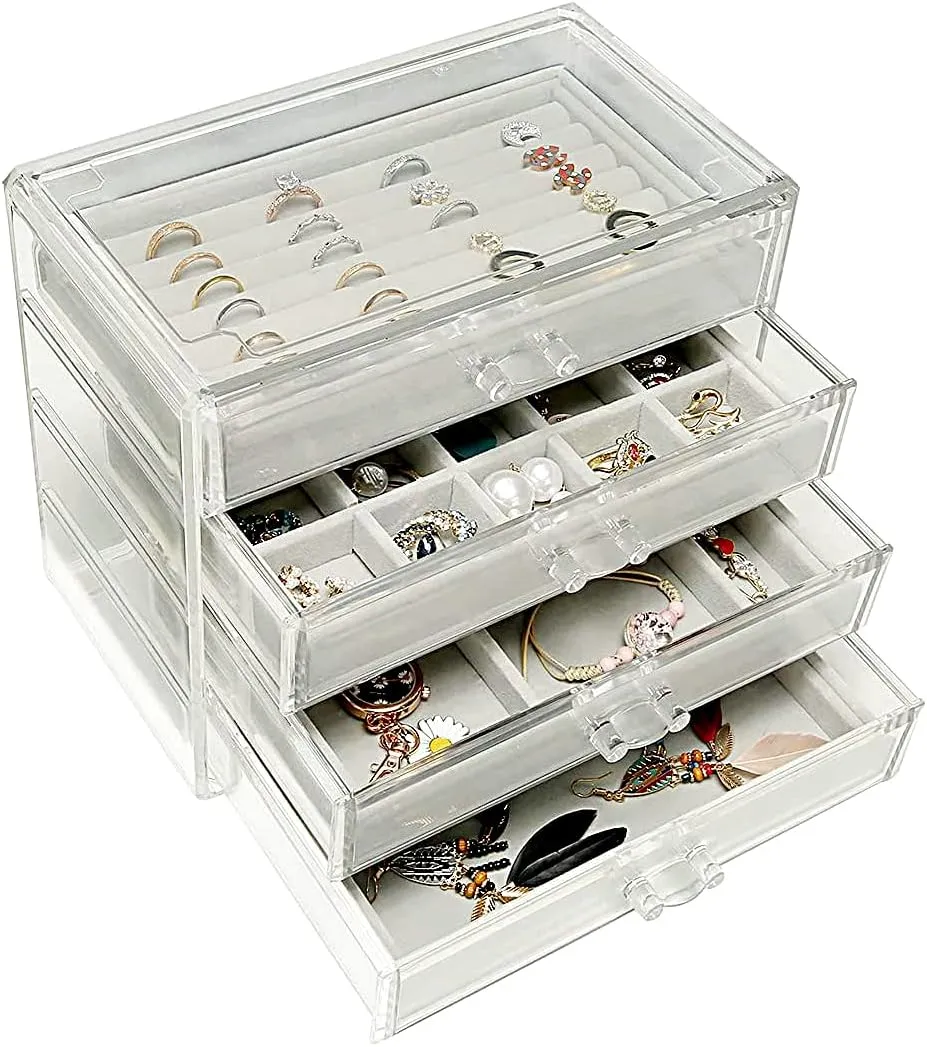arcylic jewelry display case (3)