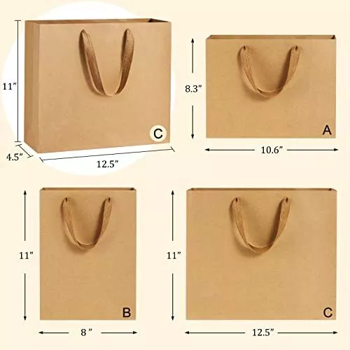 brown paper bags with handle (2)