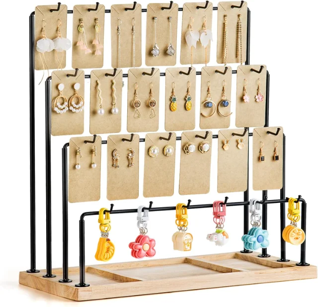 Space-Efficient Compact Earring Display Stands for Small Spaces | Smart Display Solutions for Jewelry Shops with Limited Display Areas - “compact earring display stands for small spaces”