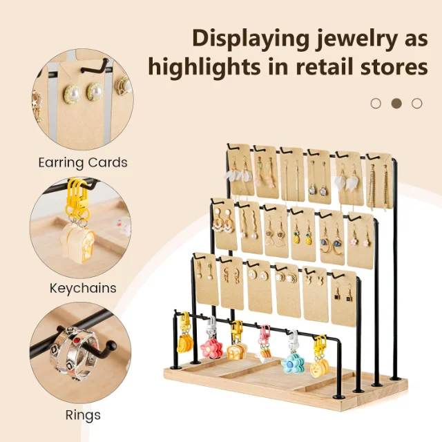 Space-Efficient Compact Earring Display Stands for Small Spaces | Smart Display Solutions for Jewelry Shops with Limited Display Areas - “compact earring display stands for small spaces”2