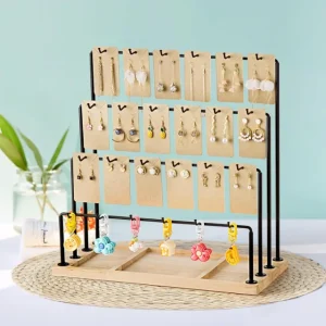 Space-Efficient Compact Earring Display Stands for Small Spaces | Smart Display Solutions for Jewelry Shops with Limited Display Areas - “compact earring display stands for small spaces”5