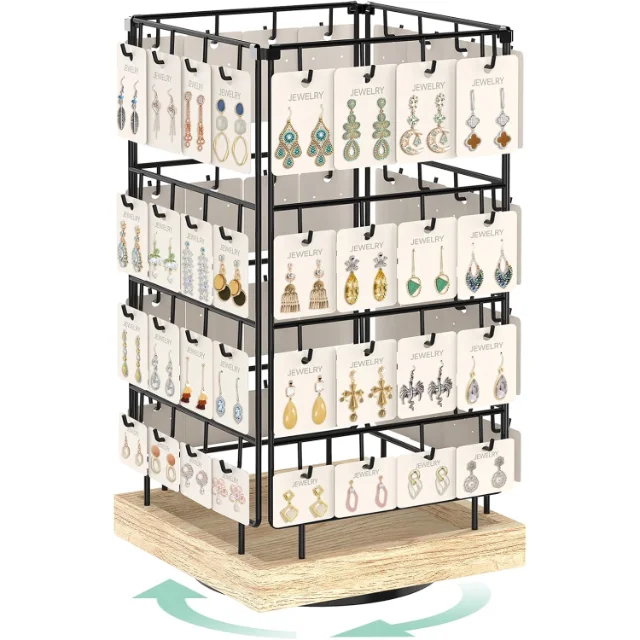 Durable Custom Earring Display Racks for Jewelry Shops | Tailored Display Solutions for Retailers Seeking Branded and Unique Jewelry Presentation - “custom earring display racks for jewelry shops”(1)