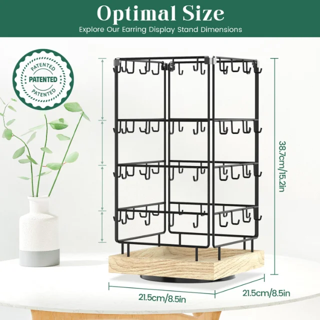 Durable Custom Earring Display Racks for Jewelry Shops | Tailored Display Solutions for Retailers Seeking Branded and Unique Jewelry Presentation - “custom earring display racks for jewelry shops”5