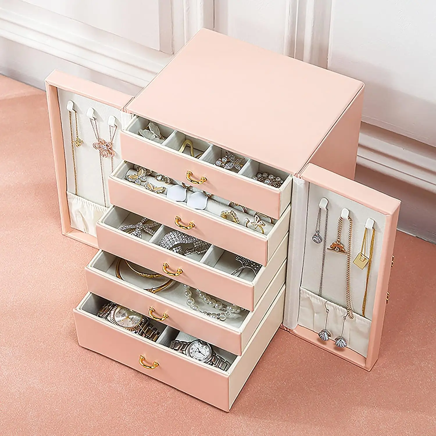Customizable Drawer Organizers for Jewelry – Organize Your Collection with Premium Jewelry Drawer Dividers and Expandable Jewelry Trays for Perfect Storage - draw organizer for jewelry (1)