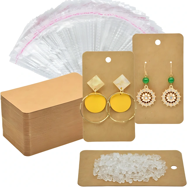 Versatile Jewelry and Earring Holder by Richpack for Elegant Storage - Unique and Intersting Design with Gift Card Puzzle Box Features - earing ring set card