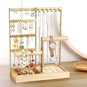 Elegant Earring and Necklace Display for Showcasing Your Jewelry – Customizable Necklace and Earring Display Solutions Designed for Commercial or Home Purposes - earring and necklacedisplays (5)