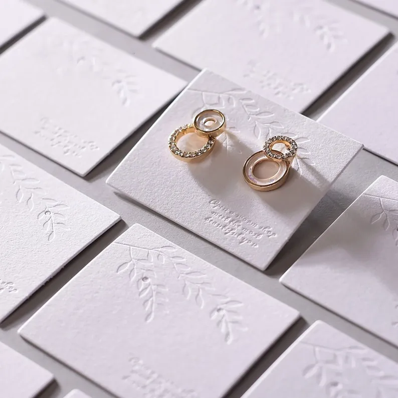 Customizable Earrings Card Display Solutions – High-Quality Earring Cards and Hanging Earring Card Hangers for Retail and Personal Jewelry Presentation - earrings card (1)