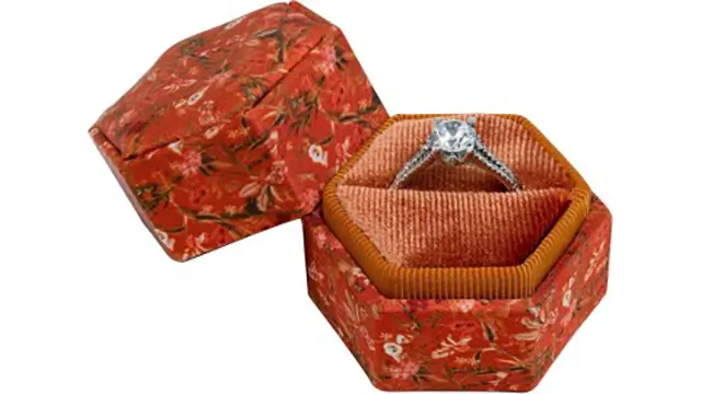fabric jewelry box