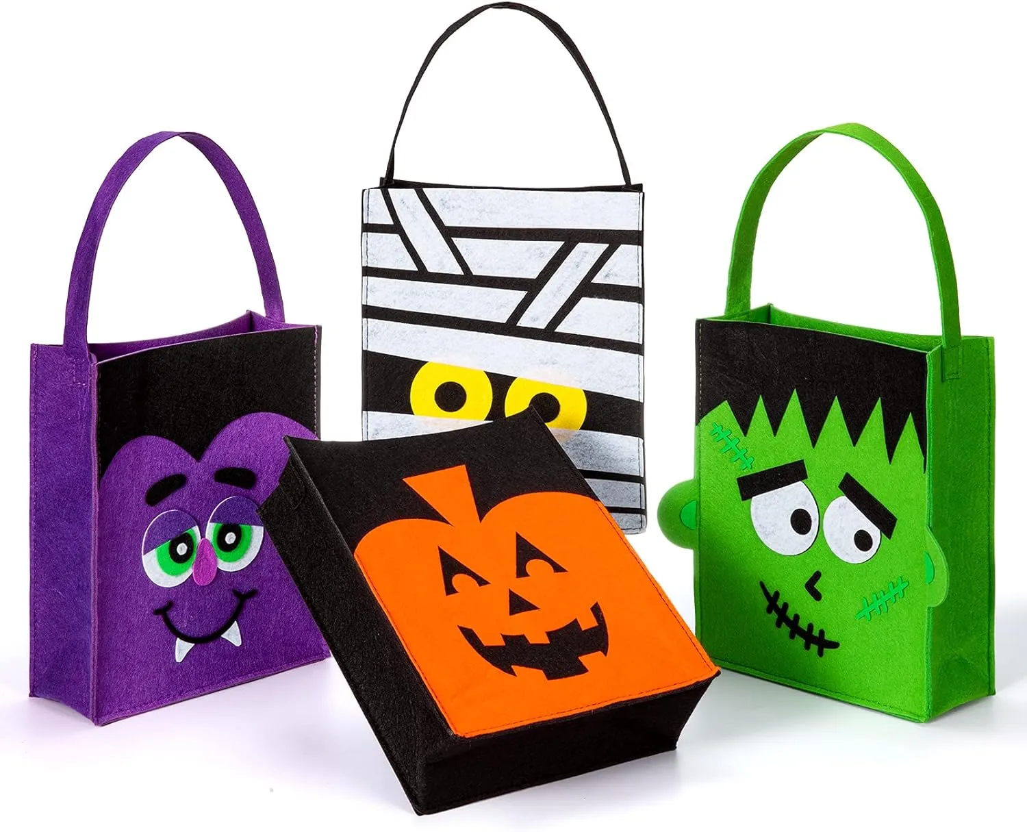 Richpack Halloween Paper Bag Treat Bags for Festive Trick-or-Treat Gifting | Fun and Sturdy Paper Treat Bags for Halloween Parties and Crafts - halloween paper bag treat bags (2)
