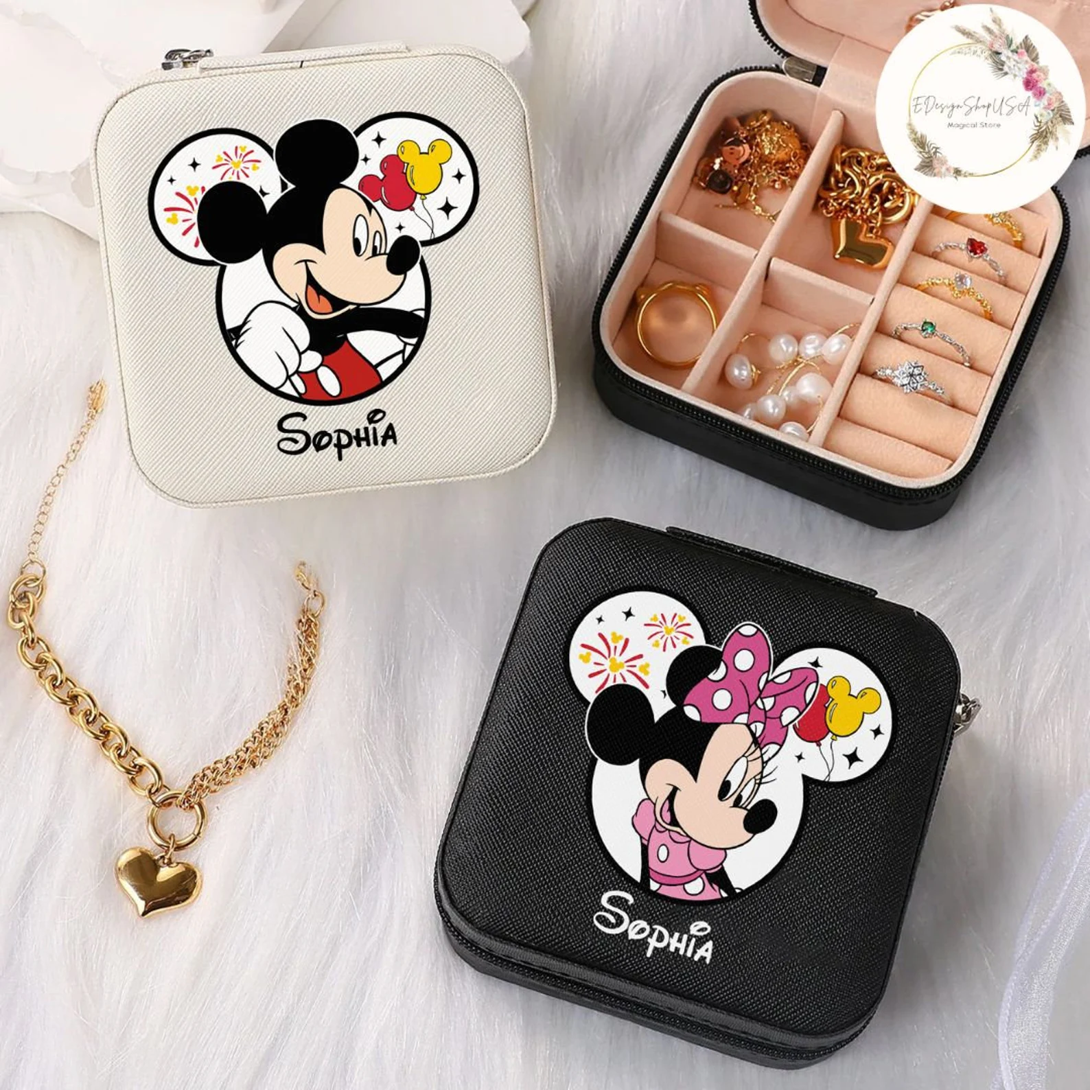 Charming Jewelry Boxes Inspired by Disney Characters | Cute Hello Kitty Gift Box Perfect for Princess Collections and Themed Gifting - il 1588xN.6212869329 pema