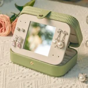 Custom Earring Storage Boxes for Travel | Durable and Stylish Solutions for Jewelry on the Go with Trade Pricing Richpack Manufacturer Direct - jewelry box 091 PU leather